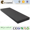 Solid outside smooth surface composite decking